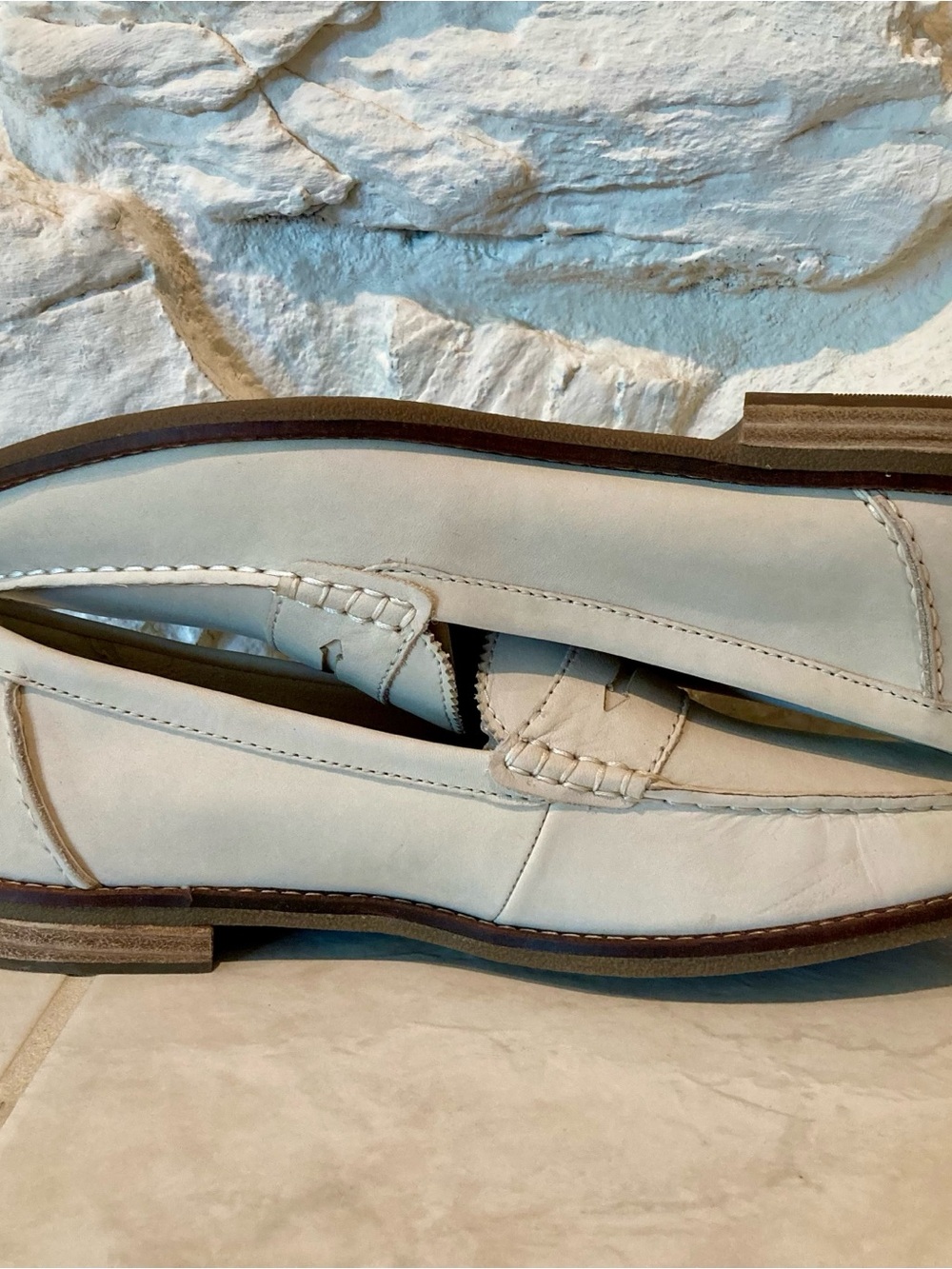 NWOT Sperry Seaport Penny loafer in ivory leather, women’s size 9. - Picture 6 of 12